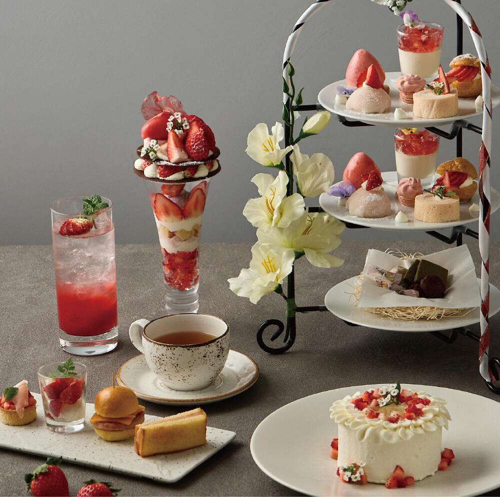 苺のアフターヌーンティーコース