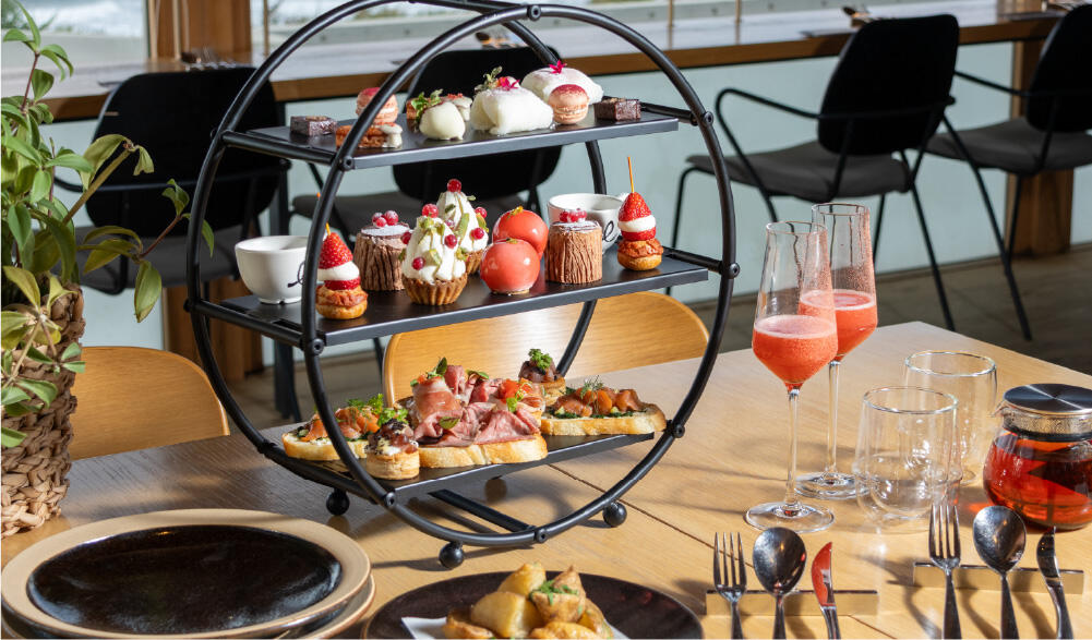 ガーブクリフテラスのアフターヌーンティー