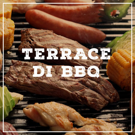 開放的なテラスで手ぶらでBBQ！ペット同伴OK